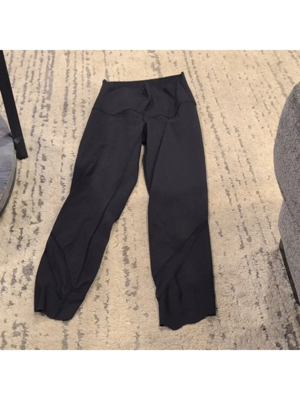 Lululemon Wunder Under Crop HR *Roll Down Scallop Full-On Luxtreme 23